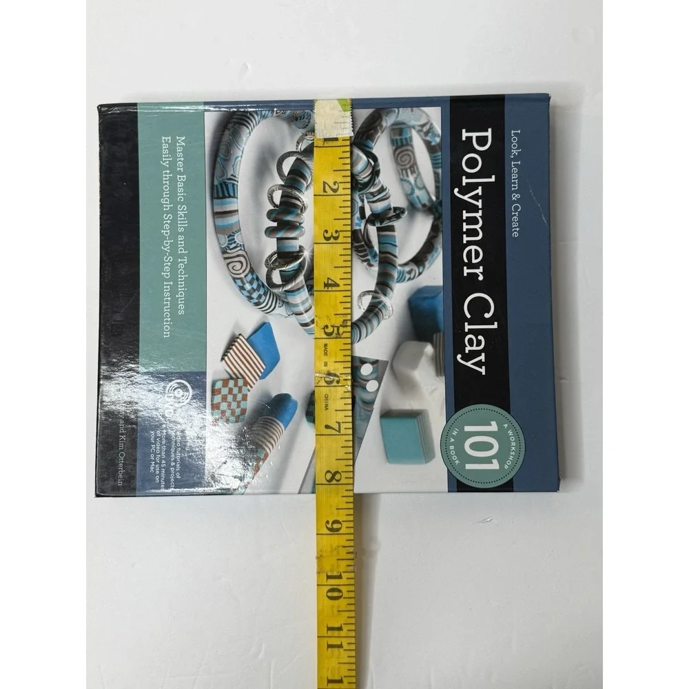 Polymer Clay 101 Book with DVD - Beginner‎ Craft Techniques Jewelry Canes Crafts